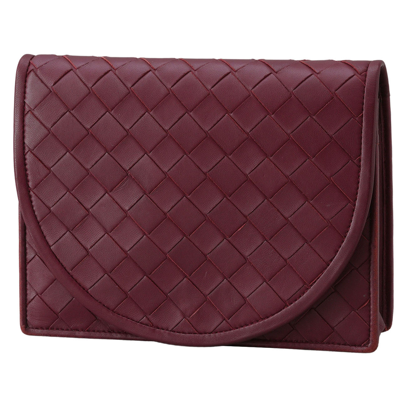 BOTTEGA VENETA(USED)보테가베네타 577812 인트레치아토 플랩 크로스백